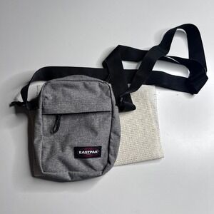 Eastpak The One Crossbody Bag Sunday Grey EK045363 Small Messenger Shoulder Bag